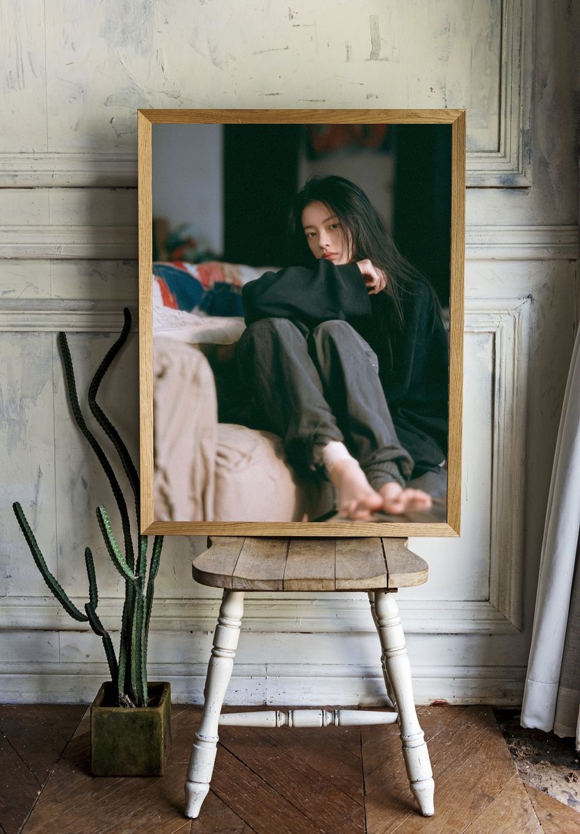 Moody Portrait Photography Poster. room preview