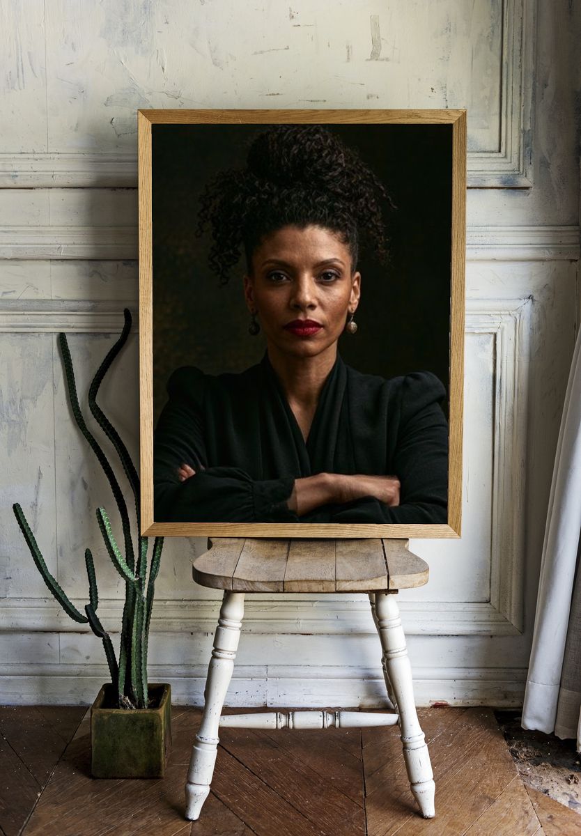 Elegant Portrait Photography Poster. — room view 1