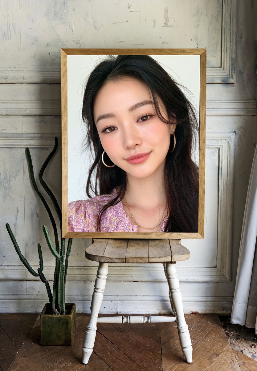 Elegant Portrait Photography Poster. room preview