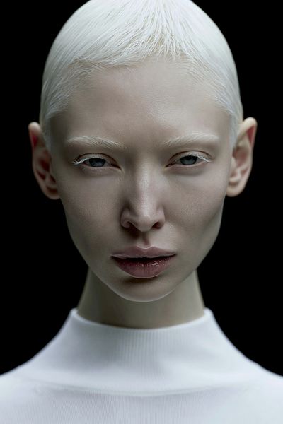 Futuristic Portrait Photography Poster.