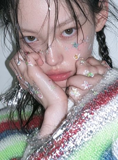 Glitter Portrait Photography Poster.
