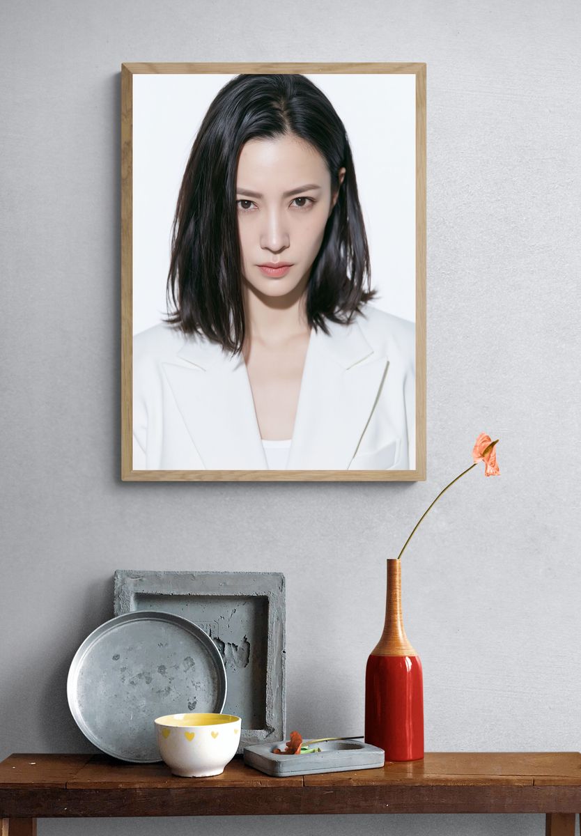 Minimalist Portrait Poster. — room view 3