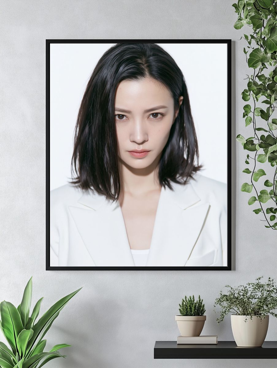 Minimalist Portrait Poster. — room view 4