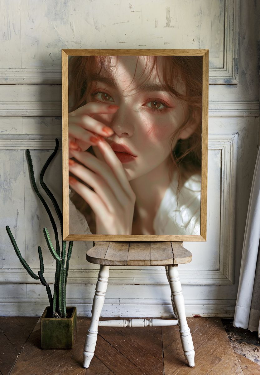 Soft Light Portrait Print. — room view 1