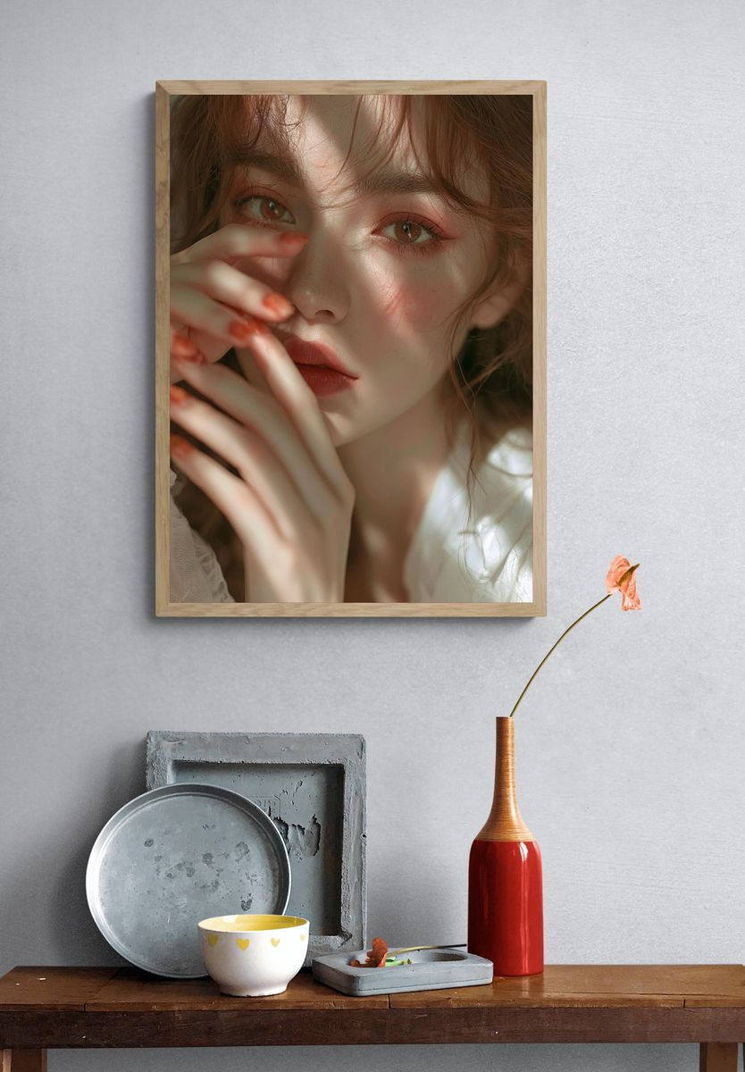 Soft Light Portrait Print. — room view 3
