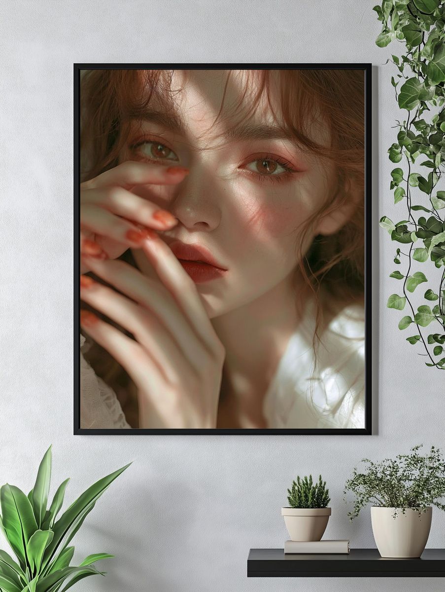Soft Light Portrait Print. — room view 4