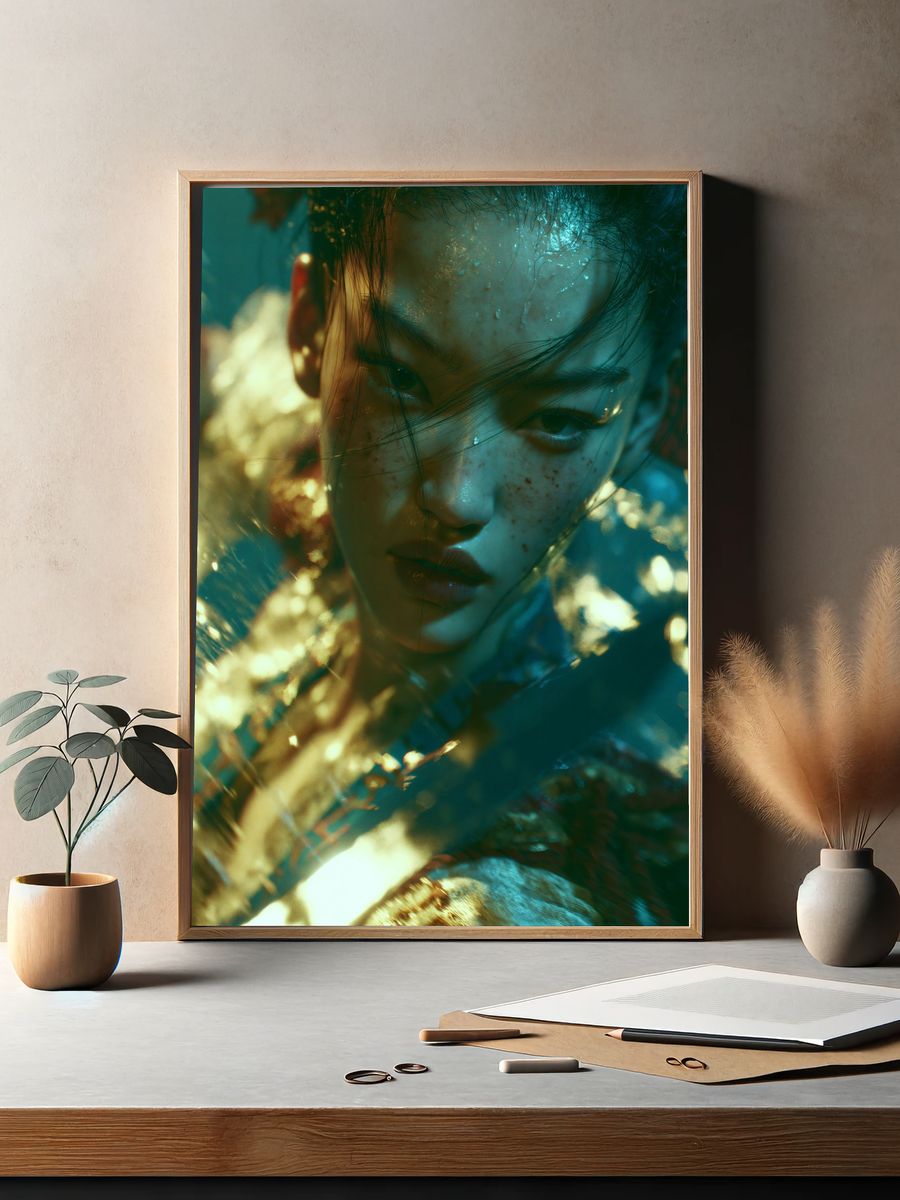 Dreamy Portrait Photography Poster. — room view 2