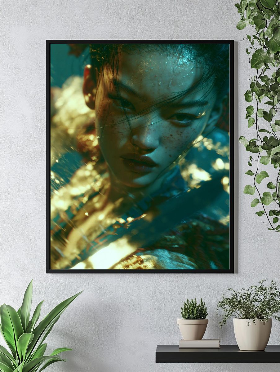 Dreamy Portrait Photography Poster. — room view 4