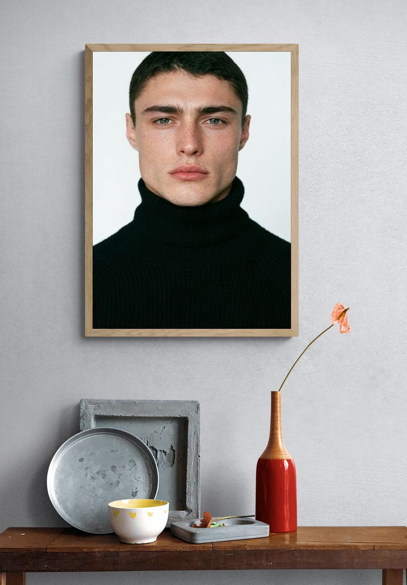 Minimalist Portrait Poster. — room view 3