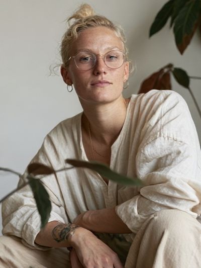 Blonde Portrait Photography Poster.