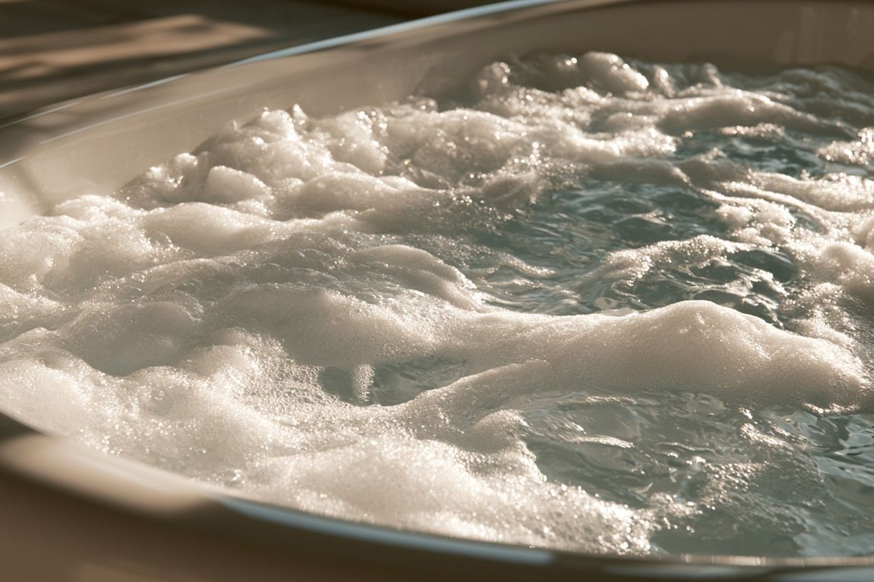 Spa Bath Bubbles Photography Poster. poster detail