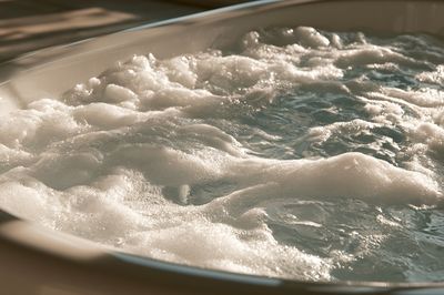 Spa Bath Bubbles Photography Poster. poster