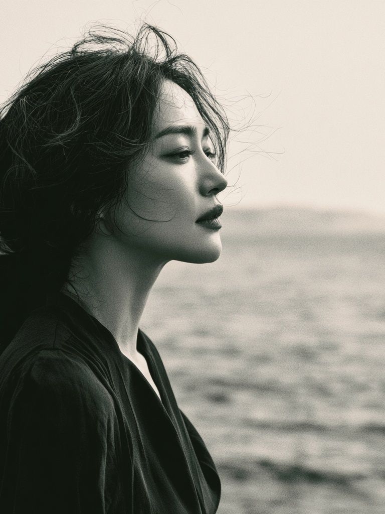 Seaside Portrait Photography Poster. poster detail