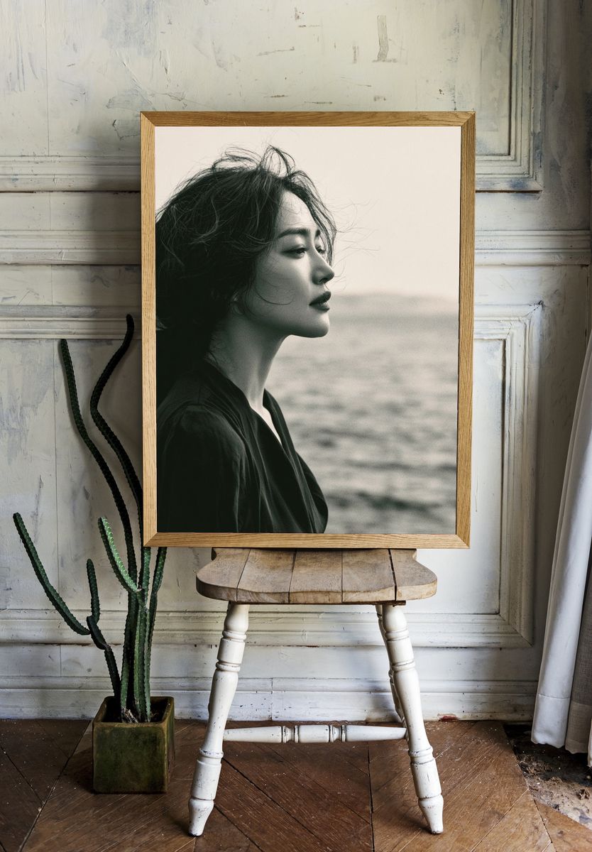 Seaside Portrait Photography Poster. room preview