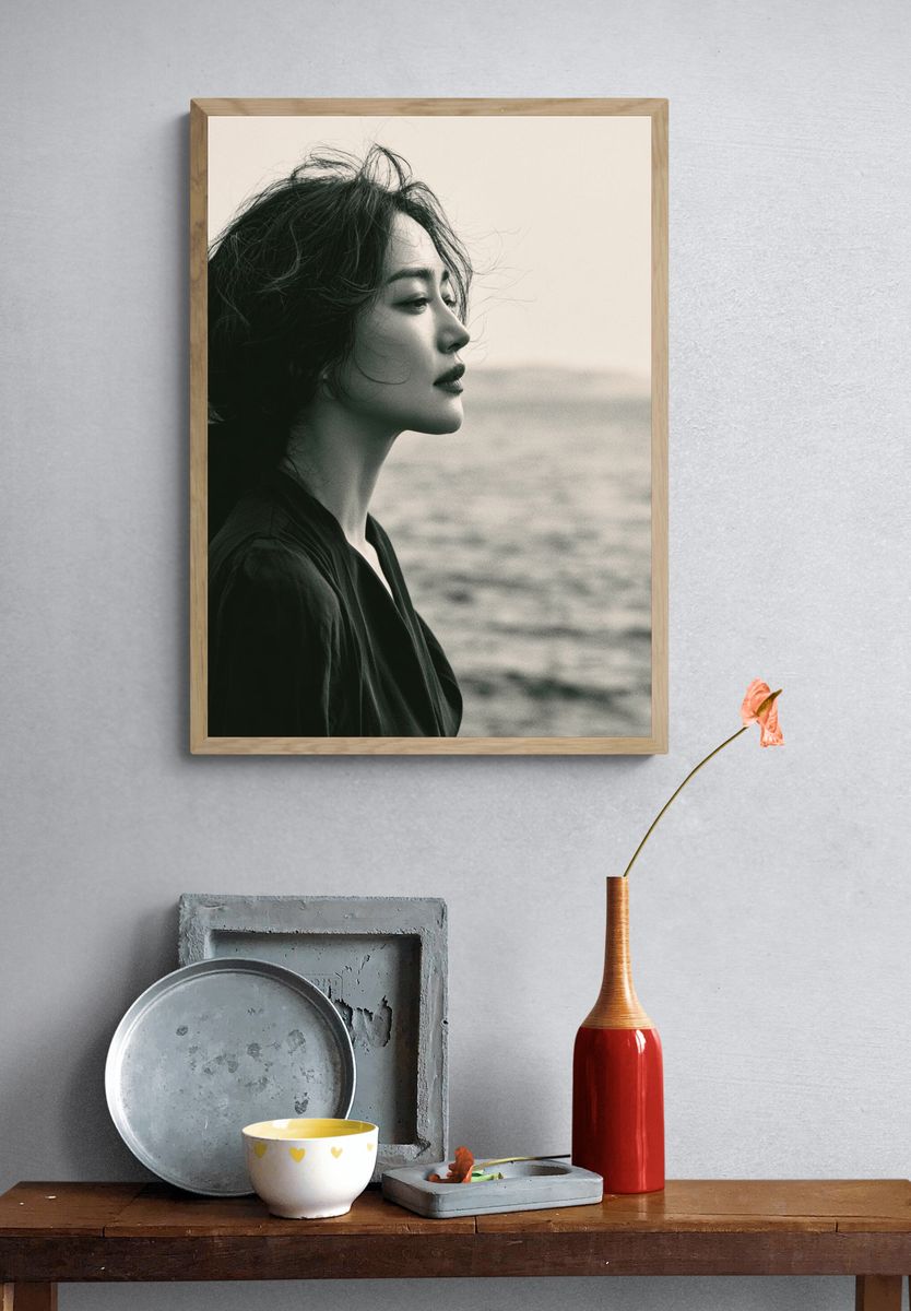 Seaside Portrait Photography Poster. — room view 3