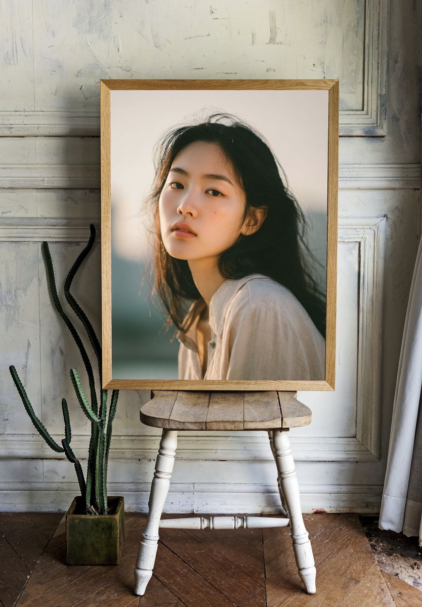 Soft Light Portrait Print. — room view 1