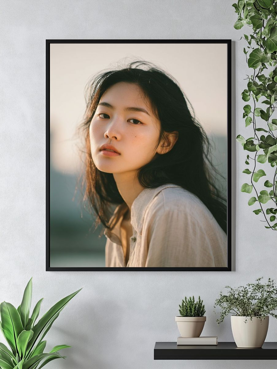 Soft Light Portrait Print. — room view 4