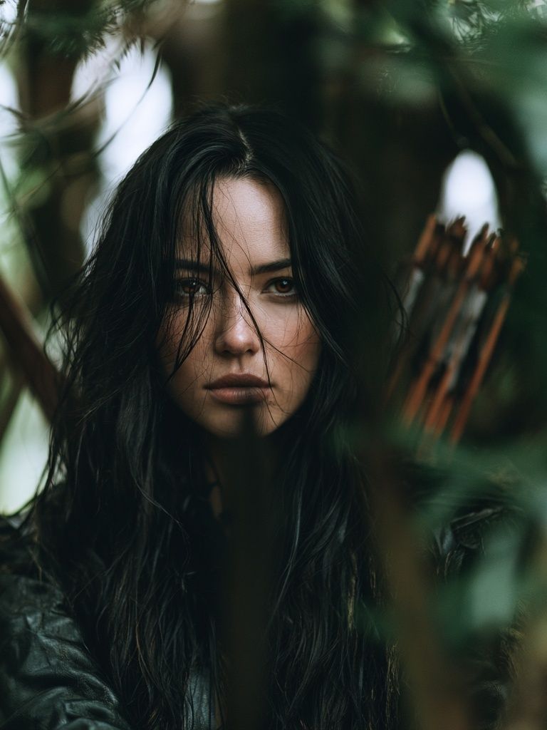Forest Archer Portrait Print. poster — photography art