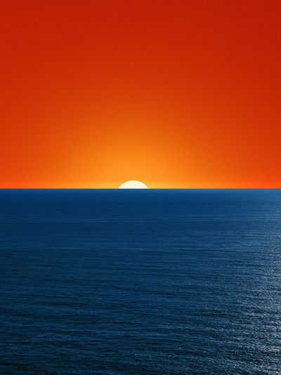 Ocean Sunset Photography Poster.