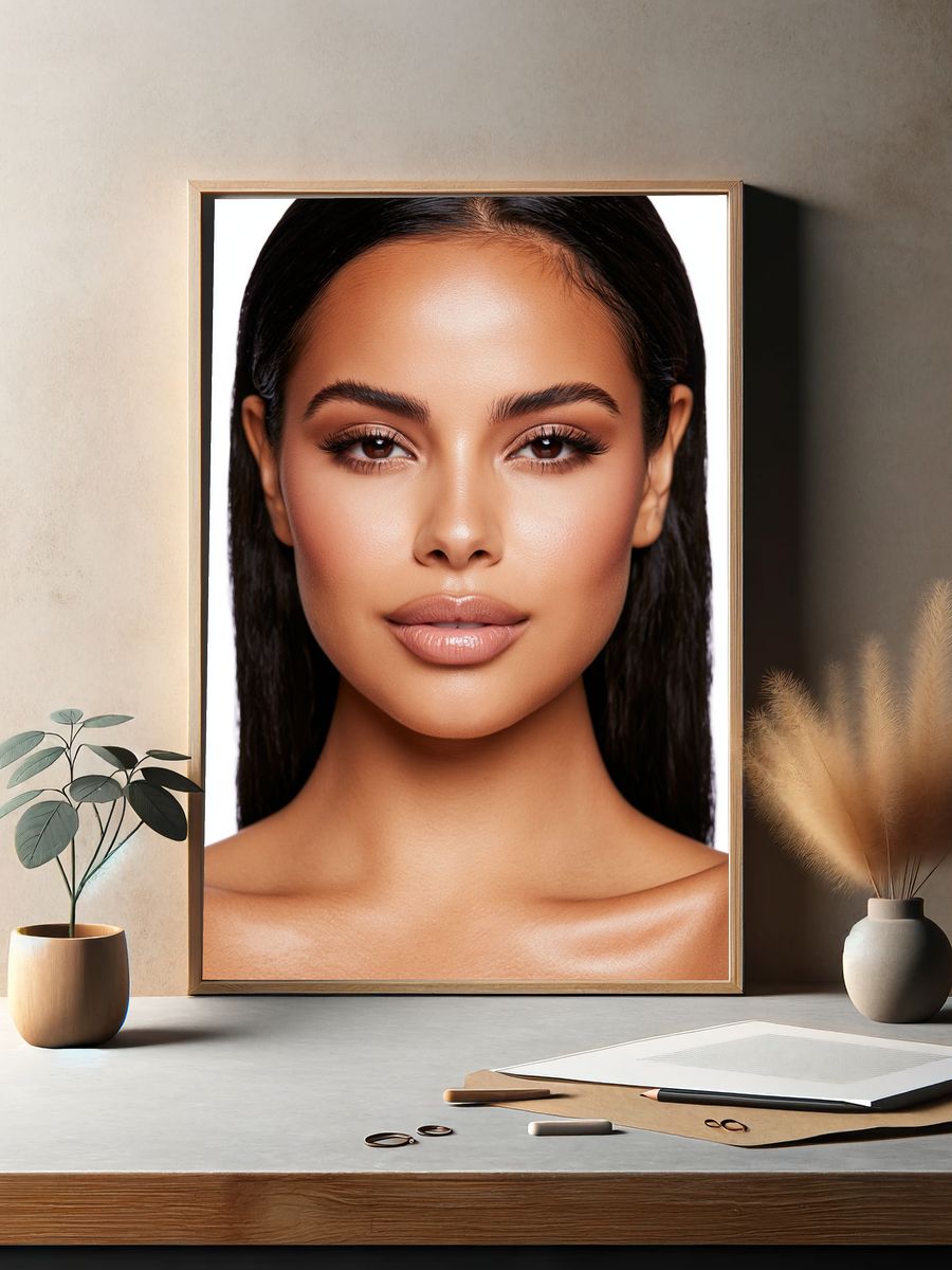 Elegant Portrait Photography Poster. — room view 2