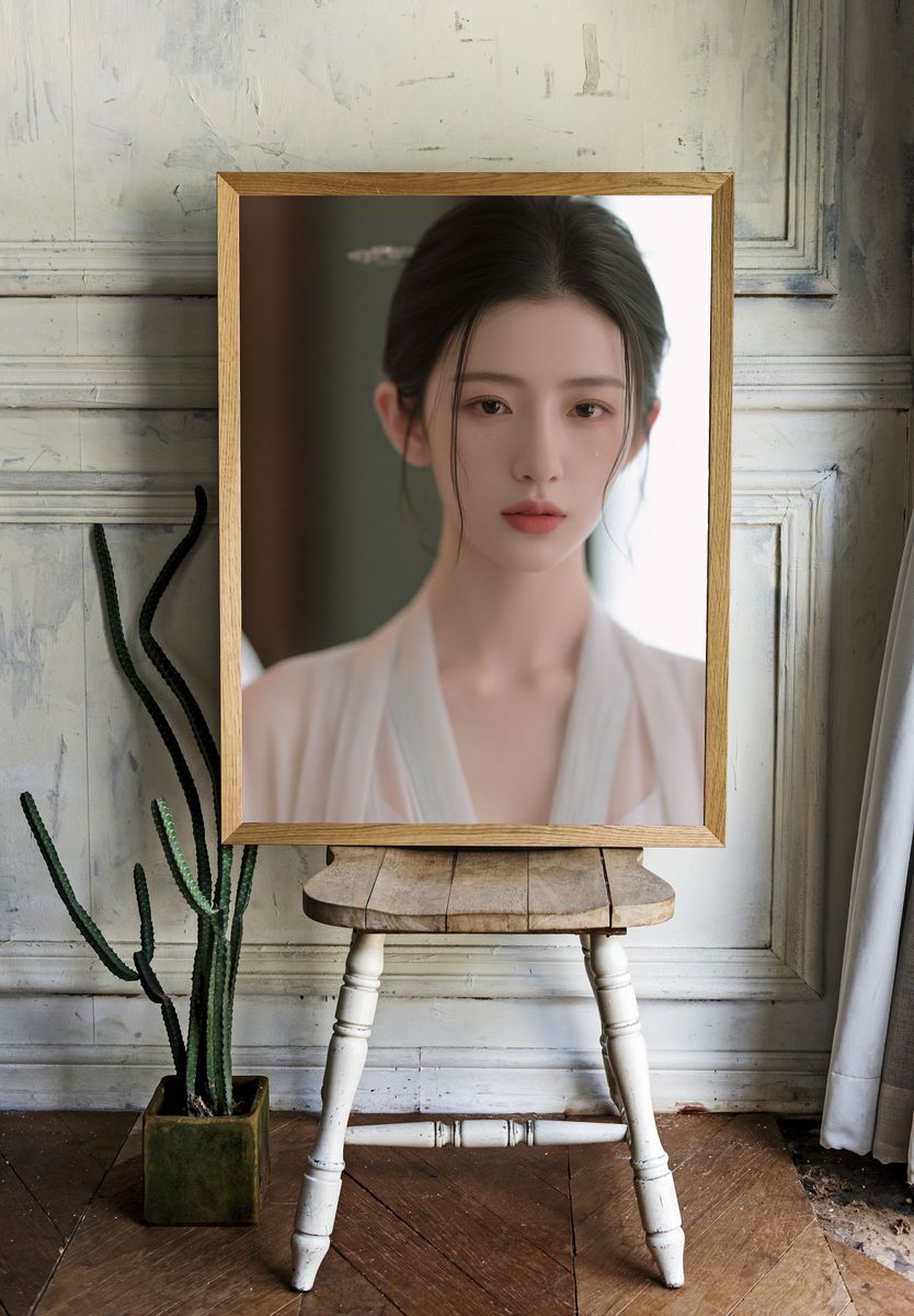 Soft Portrait Photography Poster. room preview