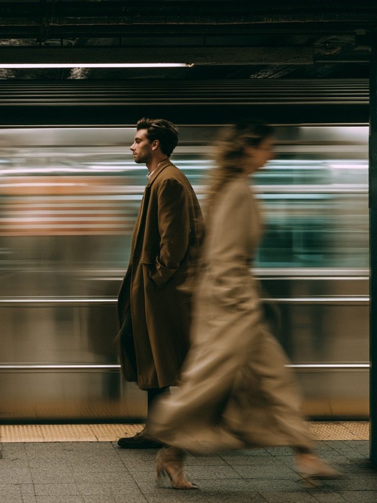 Subway Motion Street Photography Poster. poster — photography art