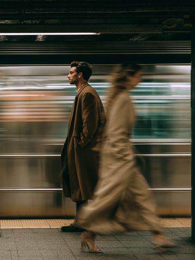 Subway Motion Street Photography Poster. poster