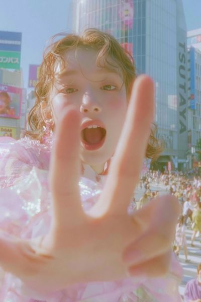 Pastel City Selfie Photography Poster.