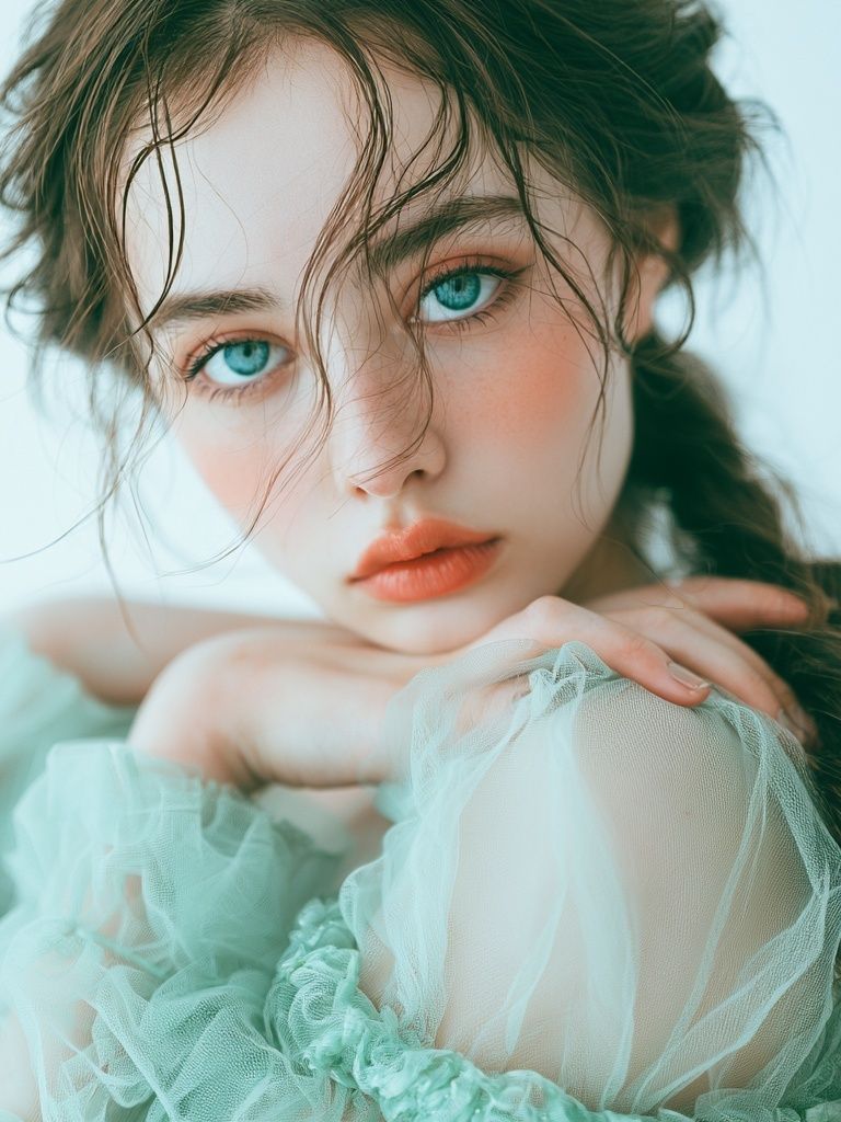 Dreamy Portrait Photography Poster. poster detail