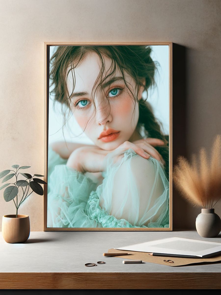 Dreamy Portrait Photography Poster. — room view 2