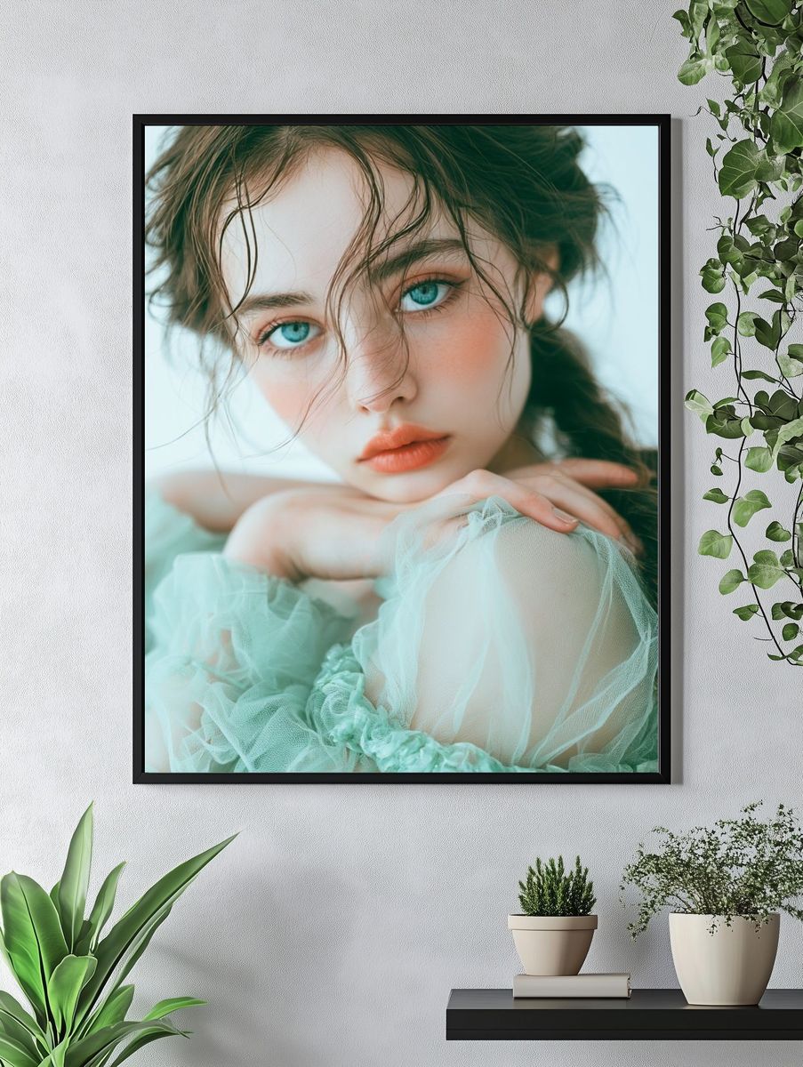 Dreamy Portrait Photography Poster. — room view 4