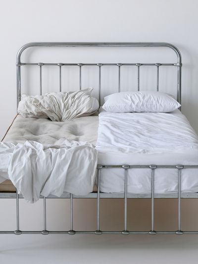 Minimal Bed Frame Photography Print. poster