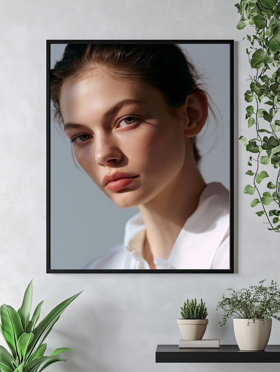 Soft Light Portrait Photography Poster. — room view 4