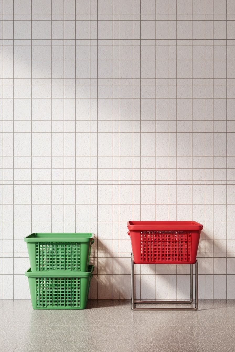 Colorful Basket Still Life Photography Poster. poster detail