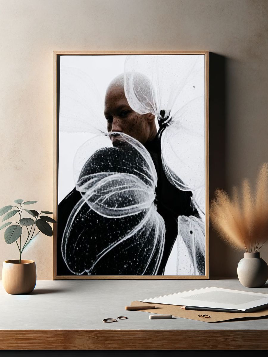 Abstract Portrait Photography Poster. — room view 2