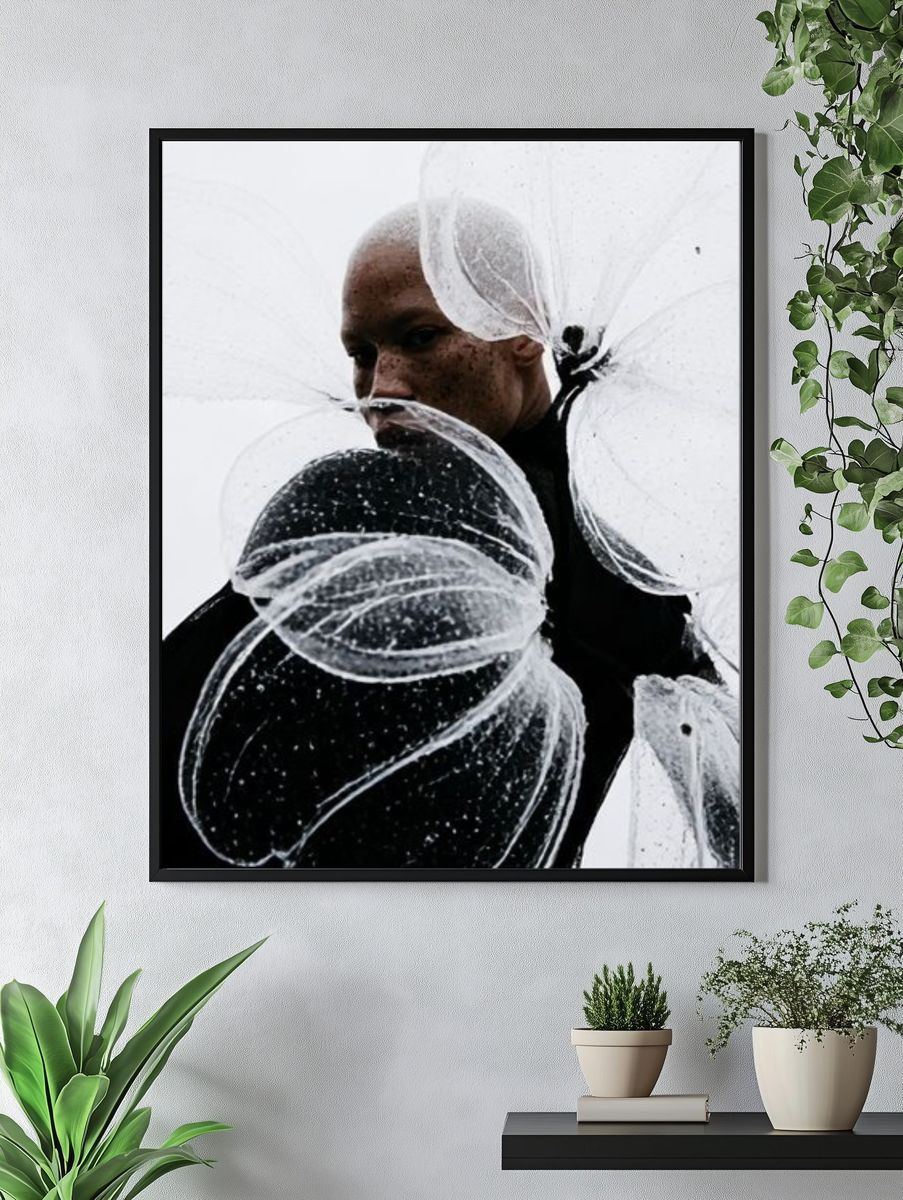 Abstract Portrait Photography Poster. — room view 4
