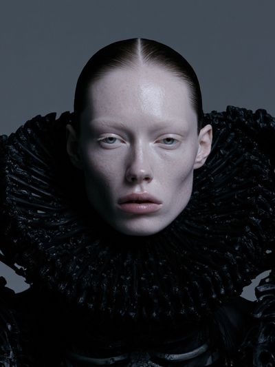 Avant-Garde Portrait Print. poster