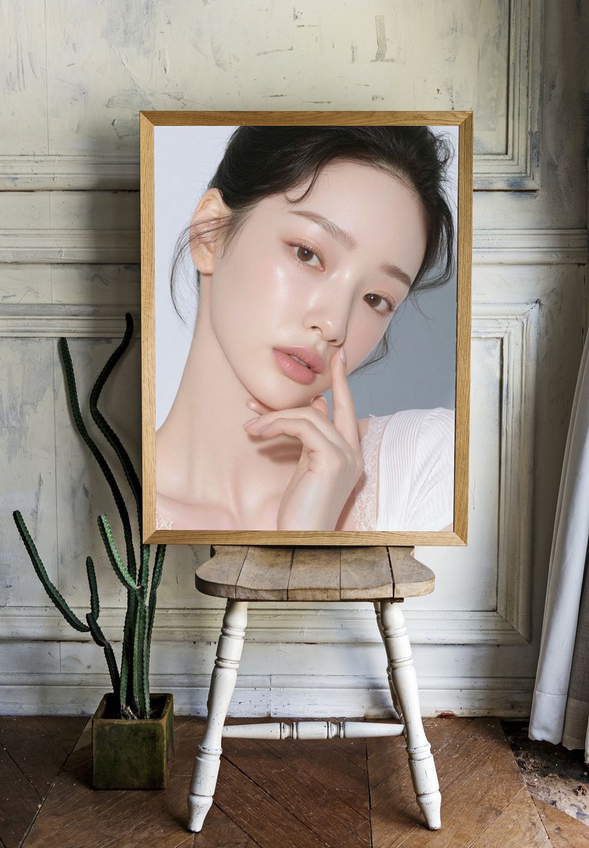 Soft Glam Portrait Print. room preview