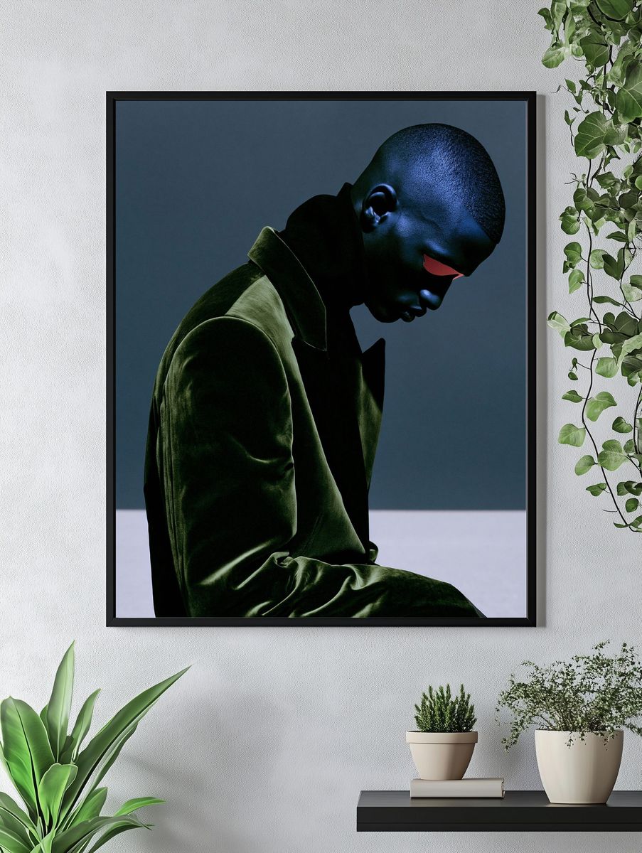 Moody Portrait Photography Poster. — room view 4