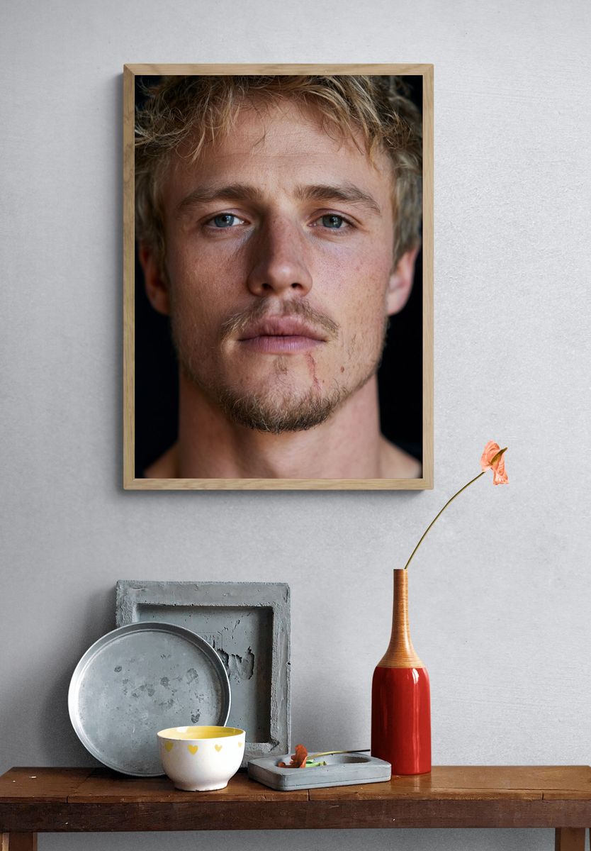 Male Portrait Photography Poster. — room view 3