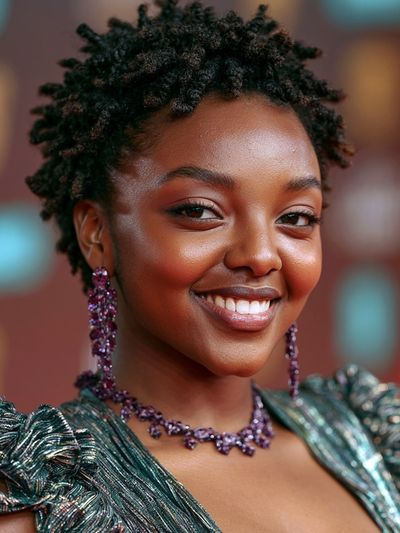 Smiling Portrait Photography Poster.