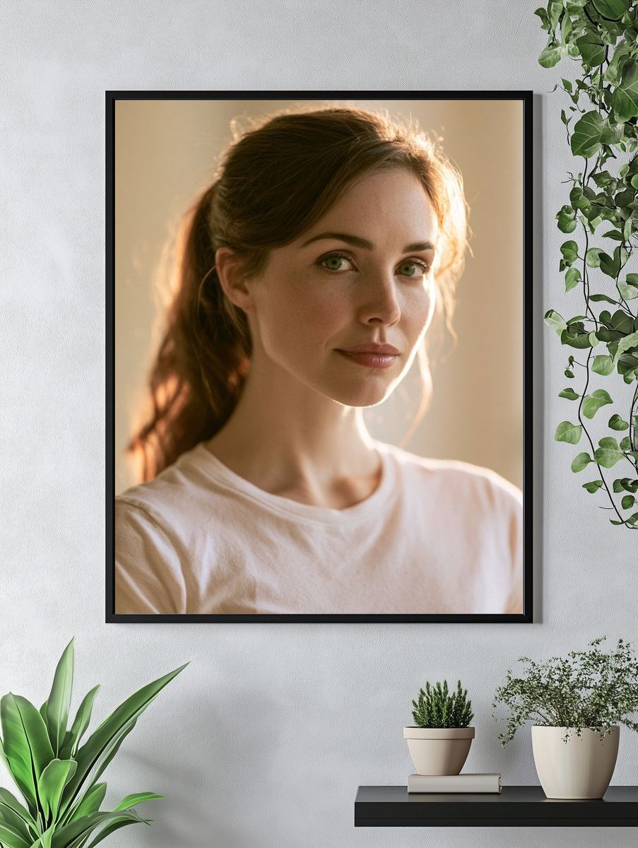 Soft Light Portrait Print. — room view 4