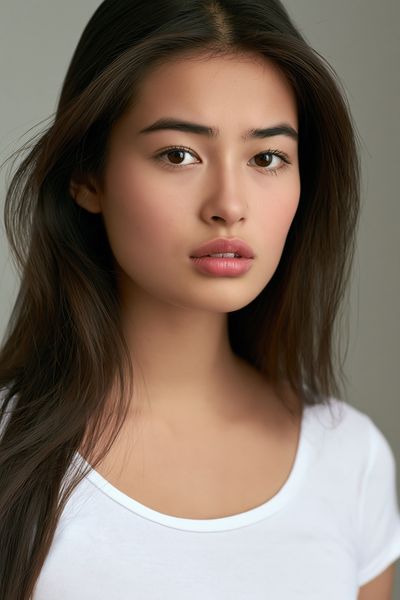 Elegant Female Portrait Photography Poster.