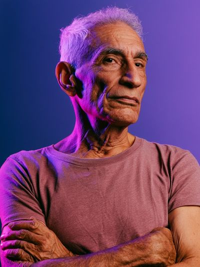 Elderly Portrait Photography Poster.