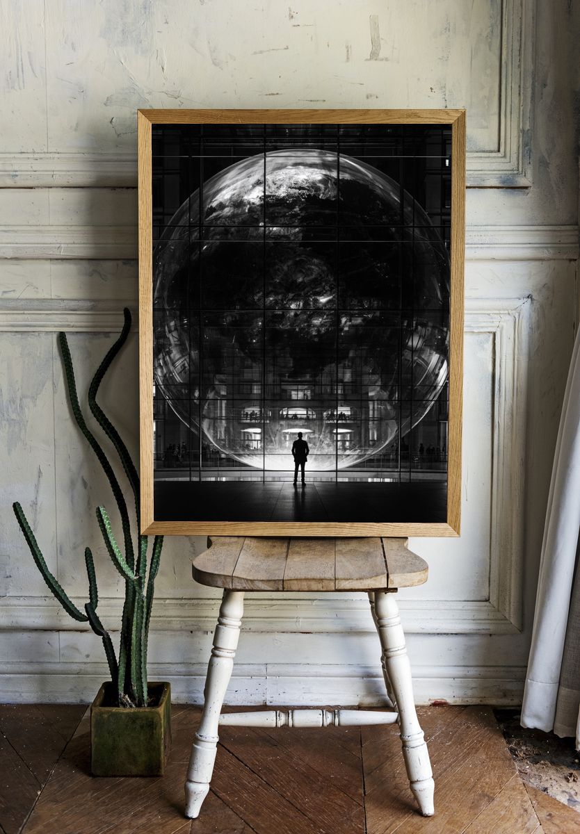 Glass Earth Observatory Poster. room preview