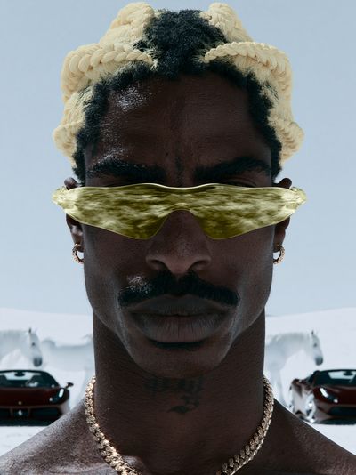 Futurist Portrait Photography Poster.