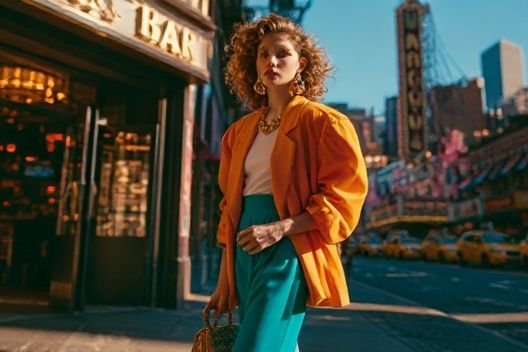 City Street Fashion Photography Poster. poster — photography art