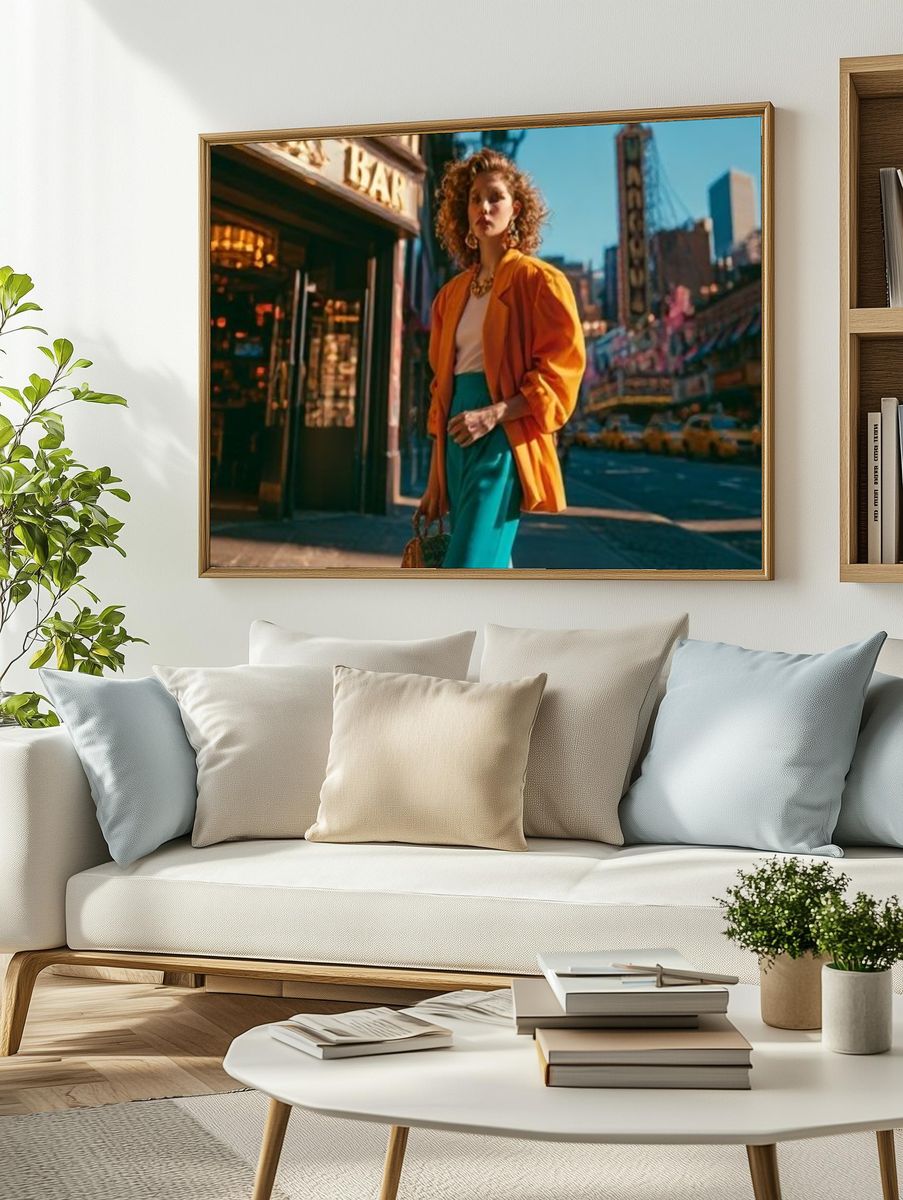City Street Fashion Photography Poster. — room view 2