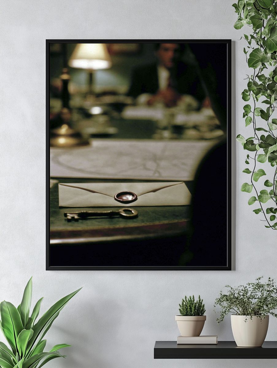 Envelope and Key Still Life Poster. — room view 4
