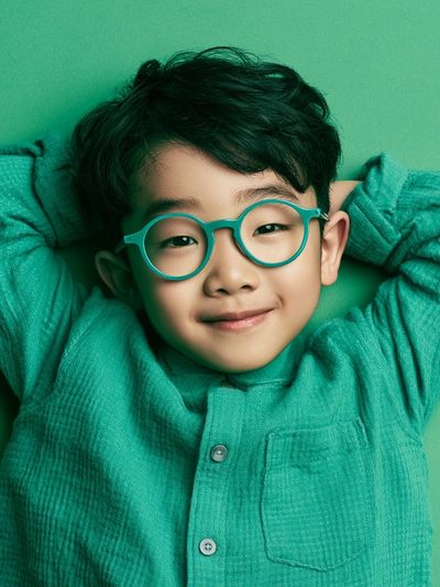 Smiling Boy Portrait Photography Poster. poster